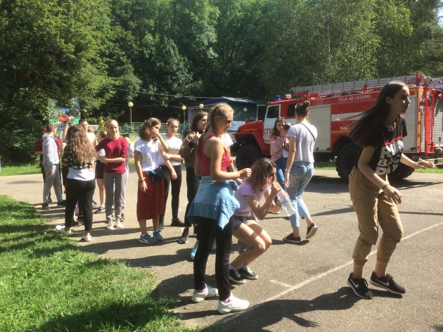 В МБУ БО «Дубрава» 23 августа 2019 года проведена комплексная пожарно-игровая программа для подростков летней тематической смены «Творческий бум»