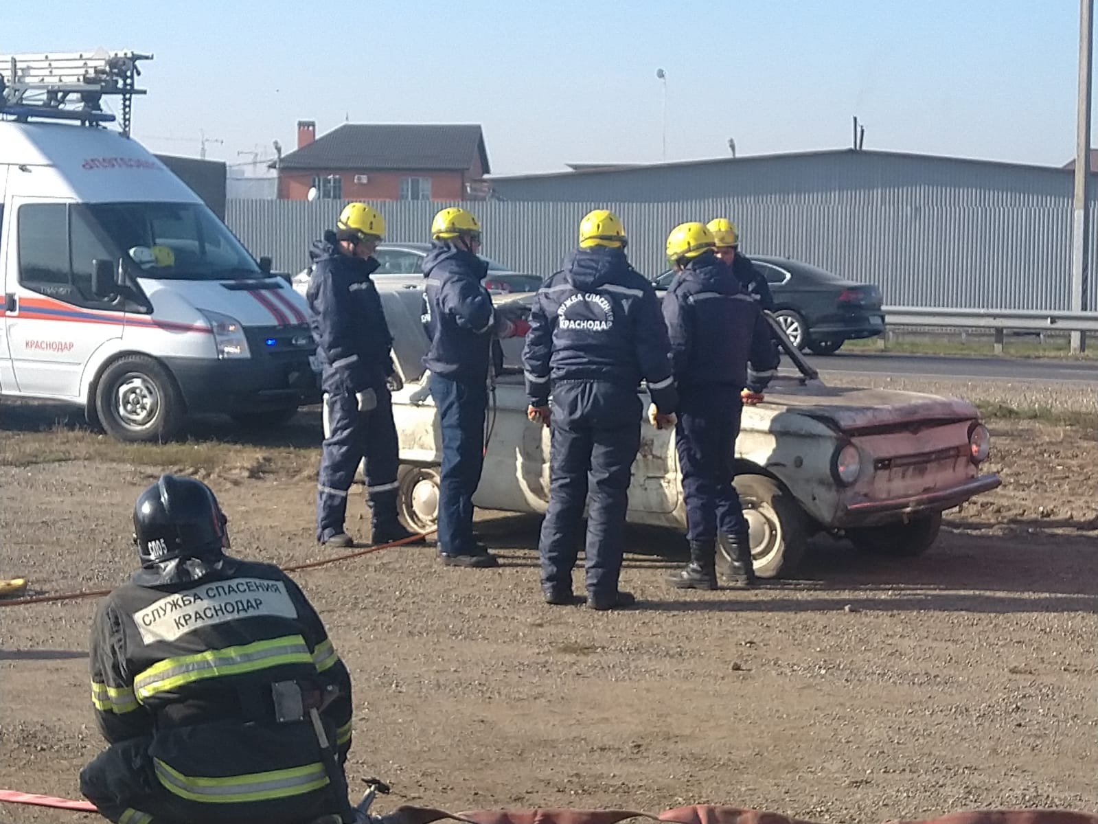 В Краснодаре прошли учения по ликвидации ЧС на федеральных трассах. ::  Новости :: Главная