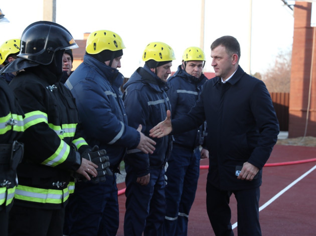 Открытие учебно-тренировочного комплекса в станице Старокорсунской