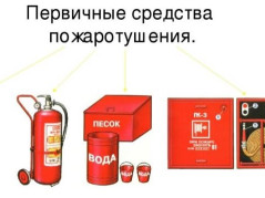 Утверждён Перечень первичных средств пожаротушения и противопожарного инвентаря