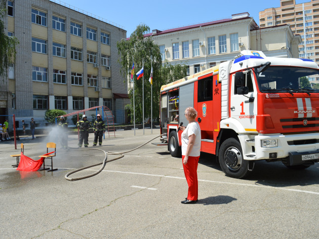 Открытый урок культуры безопасности в летнем лагере МАОУ СОШ № 2