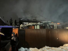 Возгорание частного домовладения