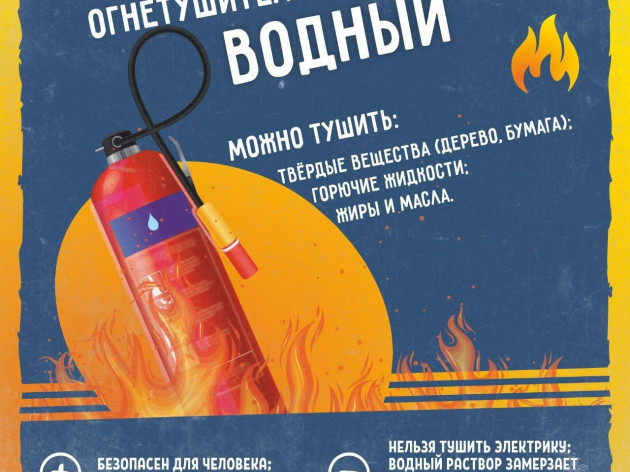 ВИДЫ ОГНЕТУШИТЕЛЕЙ И ИХ НАЗНАЧЕНИЕ