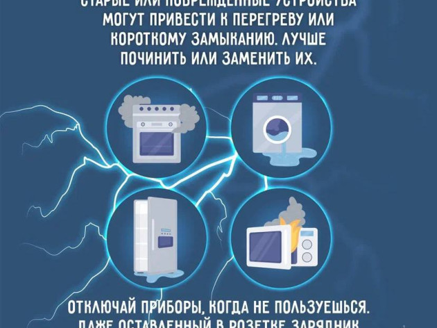 Памятка по использованию электропроводки