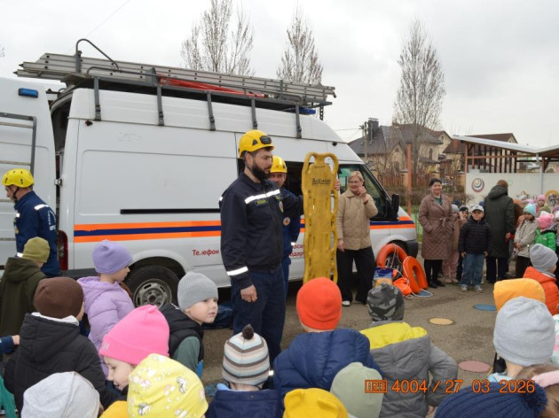ОТКРЫТЫЙ УРОК ПО ОСНОВАМ БЕЗОПАСНОСТИ В ДЕТСКОМ САДУ № 118